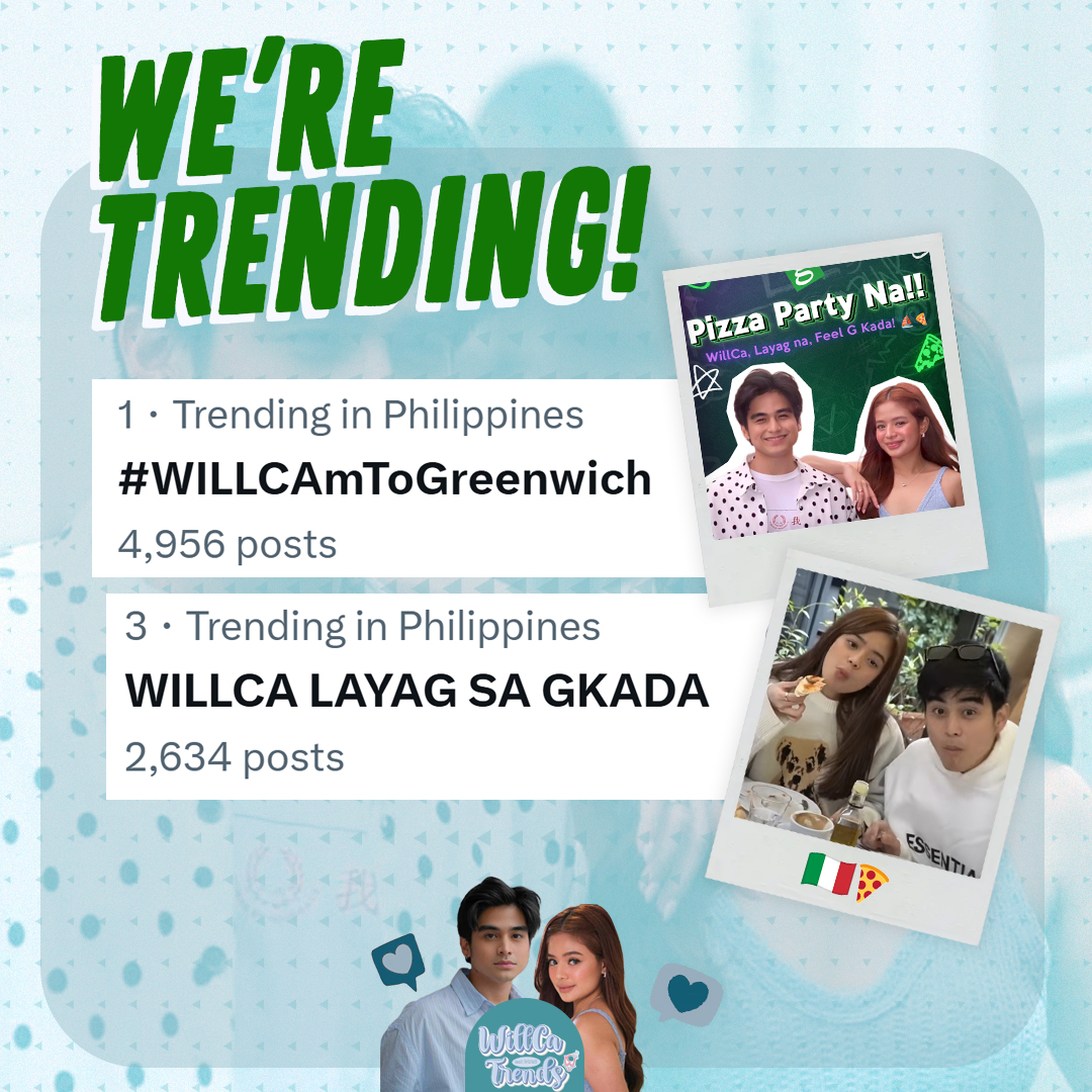 WillCa Trendsetter (@teamwilcatrends) on Twitter photo 𝐏𝐈𝐙𝐙𝐀 𝐁𝐔𝐓 𝐌𝐀𝐊𝐄 𝐈𝐓 𝐓𝐖𝐎 𝐘𝐄𝐀𝐑𝐒 𝐋𝐀𝐓𝐄𝐑
Who would have thought that two young souls in Italy enjoying a slice of pizza would find themselves two years after being brand endorsers for <a href="/greenwichpizza/">Greenwich Pizza</a>? We are extremely proud to both of you, our Wee and Caca. 𝐏𝐈𝐙𝐙𝐀 𝐁𝐔𝐓 𝐌𝐀𝐊𝐄 𝐈𝐓 𝐓𝐖𝐎 𝐘𝐄𝐀𝐑𝐒 𝐋𝐀𝐓𝐄𝐑
Who would have thought that two young souls in Italy enjoying a slice of pizza would find themselves two years after being brand endorsers for <a href="/greenwichpizza/">Greenwich Pizza</a>? We are extremely proud to both of you, our Wee and Caca.