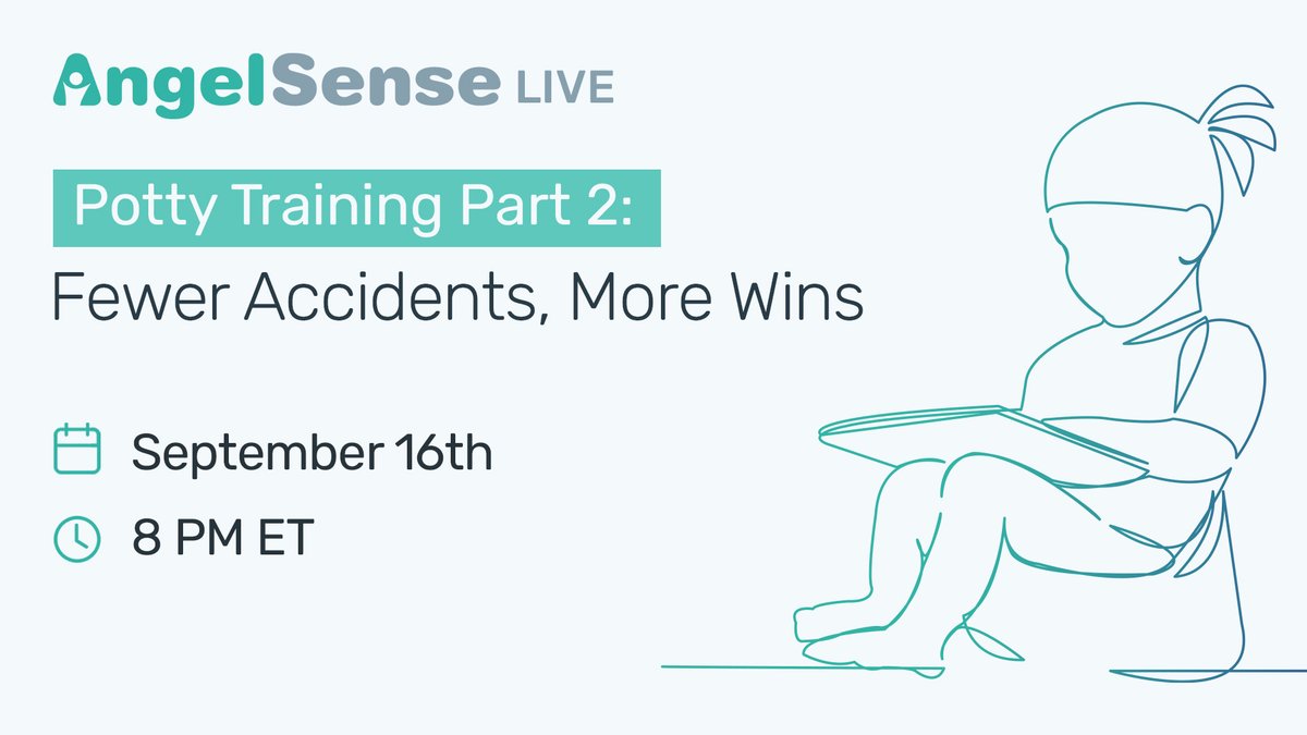 Back by popular demand: Potty Training Part 2.

Signals, schedules, visuals, plus Smart Voice Features.
📆 Sep 16 • 8:00 PM ET | Register Here
angelsense.zoom.us/webinar/regist…

Replay + Printable Guide included.

#AngelSenseLive #PottyTraining #AutismParenting #BCBA #Routines