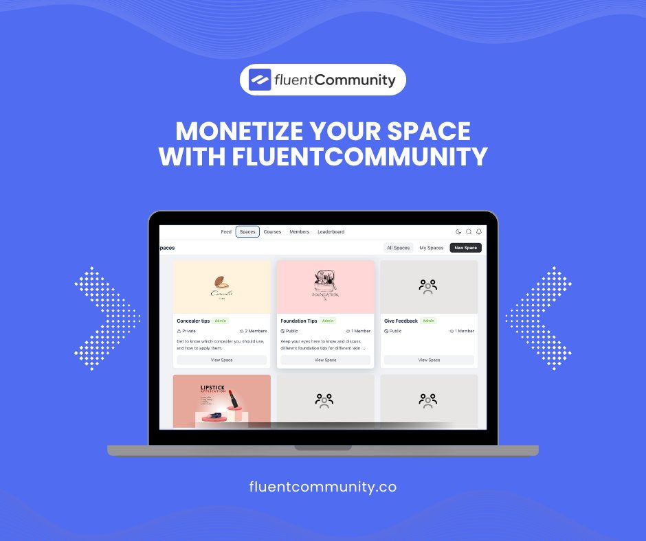 FluentCommunity's tweet image. Turn your community into revenue! 

With FluentCommunity, you can:
🔒 Lock exclusive Spaces
👉 Add CTAs
💳 Collect payments via Fluent Forms Pro

Start monetizing today!
Check out the comment section for the monetization process.

#WordPressPlugins #Monetization