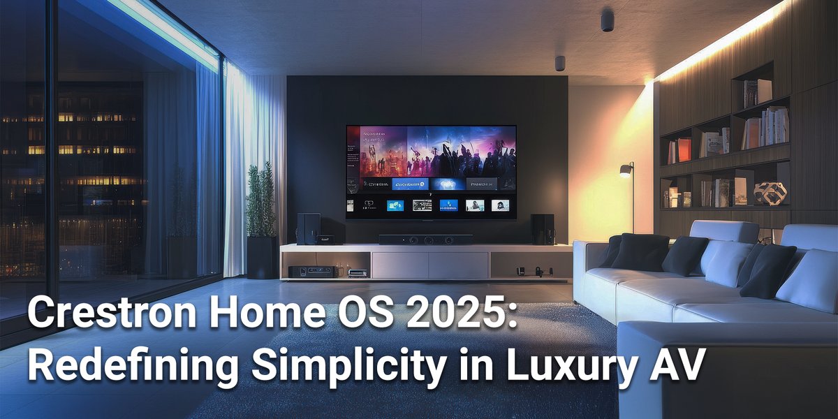 proAVlimited's tweet image. In luxury residences &amp;amp; hotels, the best AV is the kind you hardly notice. 

At the 2025 @Crestron Home OS launch, innovations like the Cevo Mini Remote set a new benchmark for residential &amp;amp; hospitality AV.

Learn More: proav.com/news-and-resou…

#AVTweeps #AV #AVTechnology