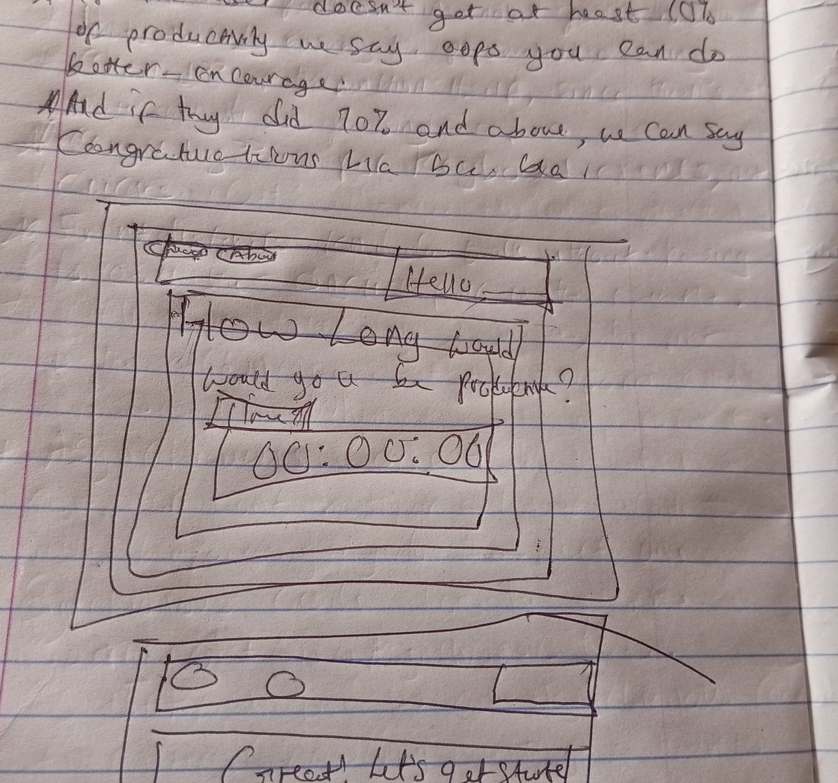 codewithgaji's tweet image. Gm Guys, Finally done with my exams 😌.
Quick question: Do you also sketch out your page designs or jump on your system??