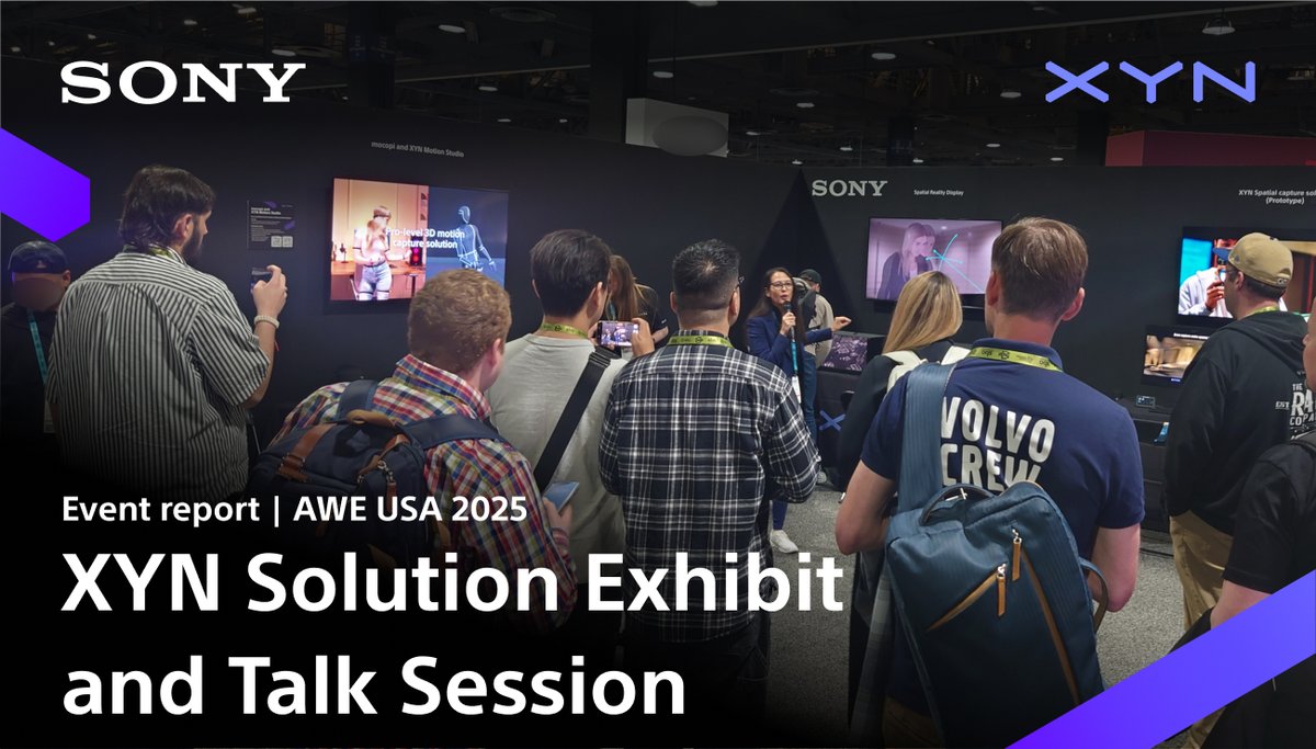 🎤 AWE USA 2025 | Exhibition Report
At AWE USA 2025 in Long Beach, CA, we are not only showcased XYN™ solutions but also hosted daily 15-min talks and live Q&amp;A sessions with XR industry leaders and partners.

Each session offered participants practical tips through demos and