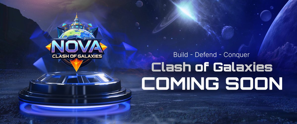 When galaxies collide… legends are born.
🌌 Nova: Clash of Galaxies, Coming Soon

#ClashOfGalaxies #ComingSoon #BuildDefendConquer