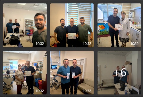 👉Dişhek-Sen olarak diş hekimlerimizin yaşadığı sorunları yerinde dinlemek, çözüm yollarını birlikte geliştirmek için sahadayız.

👉Diş hekimlerimizin çalışma koşullarını, taleplerini ve beklentilerini doğrudan onlardan dinleyerek, daha güçlü bir temsil ve daha etkin bir mücadele