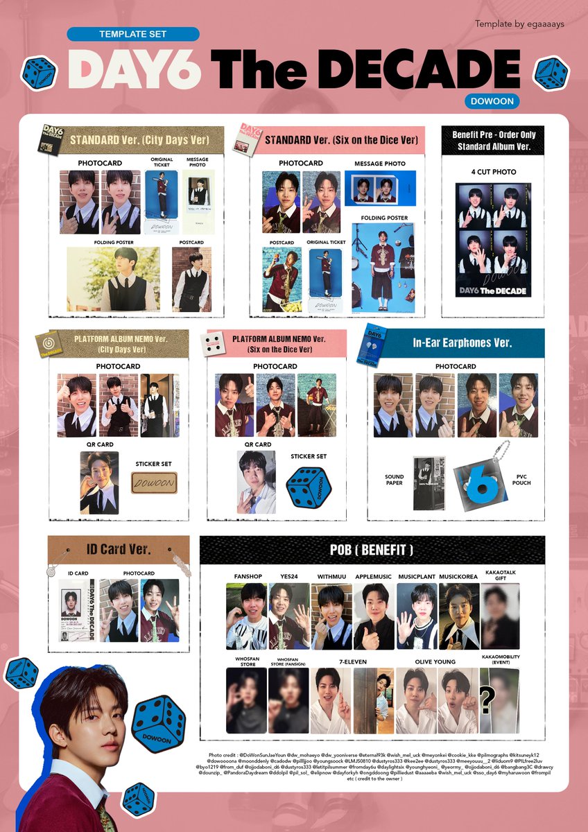 DAY6 The Decade トレカ whos fan ドウン Day6 the decade dowoon ドウン whos fanトレカ