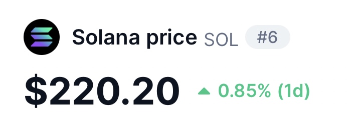 SolanaSensei's tweet image. Solana hit $220 again after 7 months

See you at $500 soon. Higher.