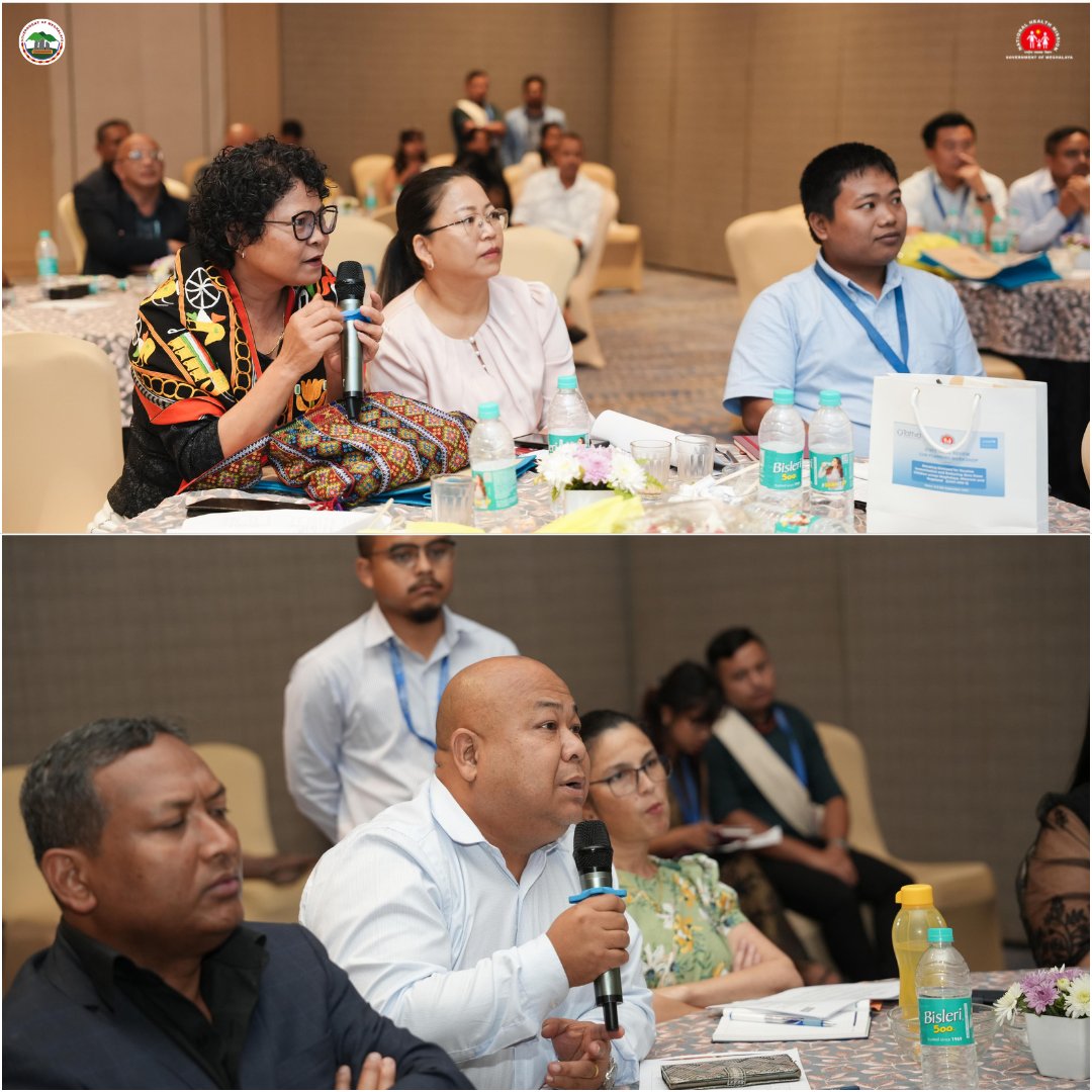 meghalayahealth's tweet image. Collaborative Push for Immunization: NE States &amp;amp; Partners Unite to Reach Every Child
A state-level review and planning workshop brought together key officials from Meghalaya, Mizoram &amp;amp; Nagaland with @UNICEFIndia &amp;amp; Tattva Foundation to strategize on boosting #RoutineImmunization.