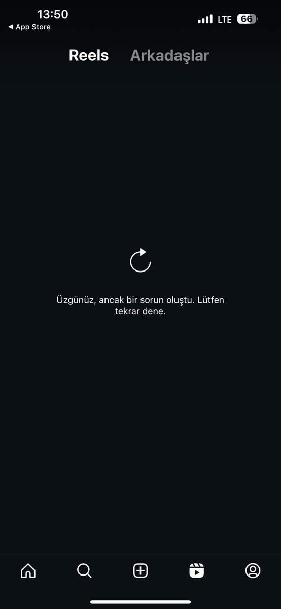 mutlu_melih's tweet photo. @instagram reelslere girince bu sorunu yaşıyorum. Neden acaba? https://t.co/CO2DDObPM7