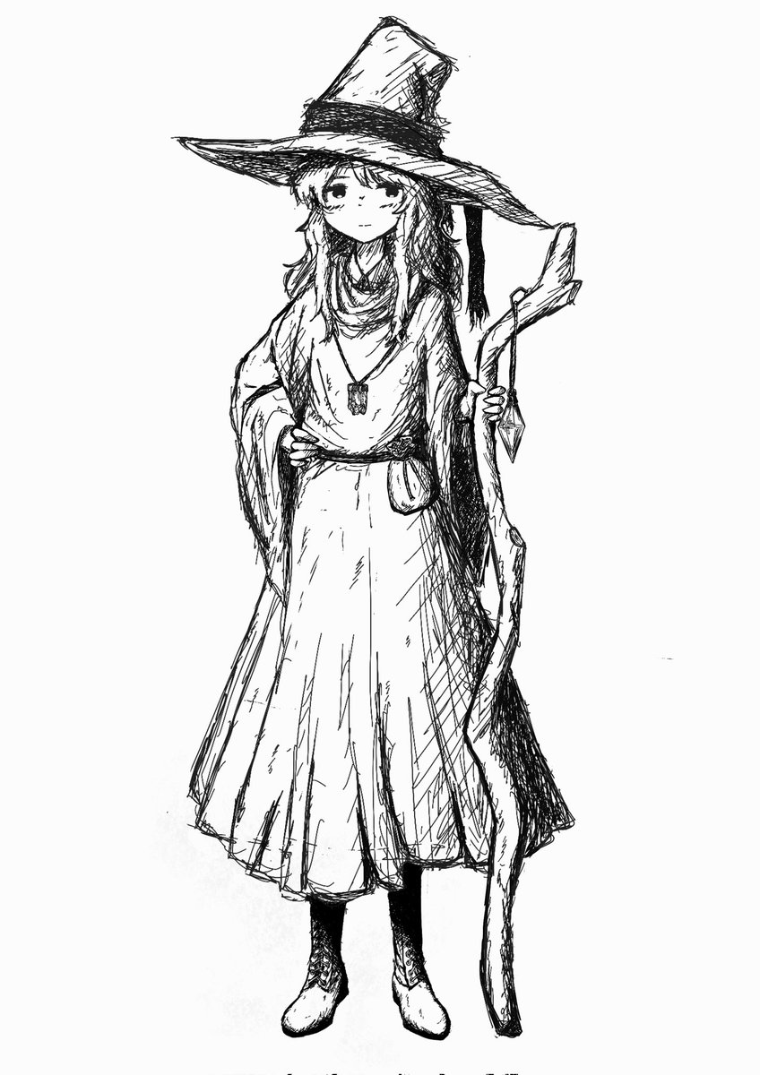 Helix_ru09's tweet photo. 描いててとっても楽しい描き方だった! https://t.co/bvGWOnssPP