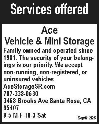 Community_Voice's tweet image. Check our Ace Storage in Santa Rosa for your storage needs! #vehiclestorage #ministorage #familyownedandoperated