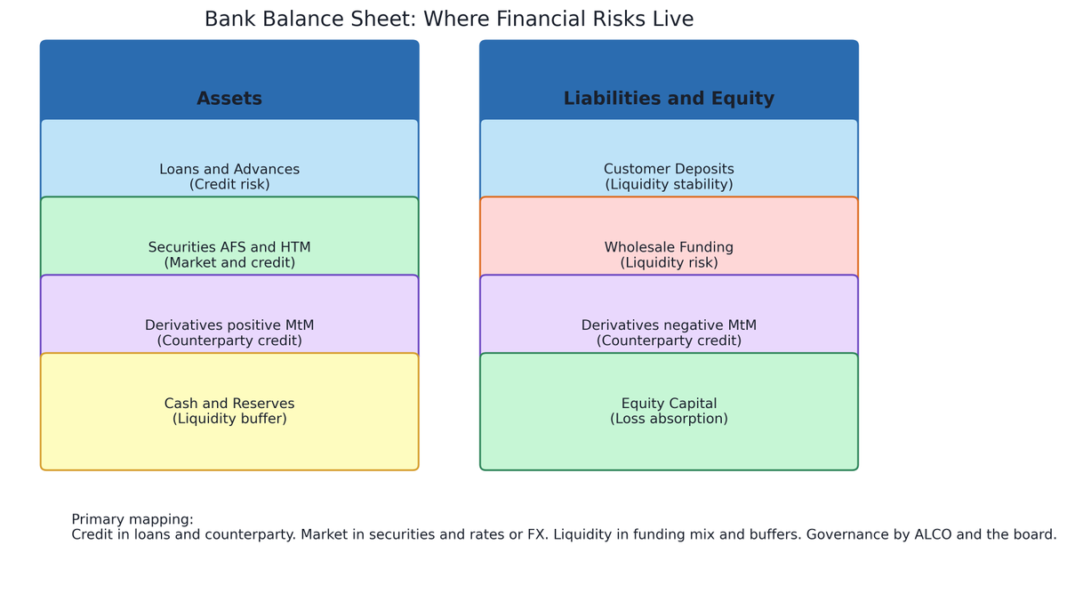 RamellaTyronne's tweet photo. I just published Financial Risk Part 1 from the GlobalGRC Library. Foundations and credit risk, written in an audit first voice with worked examples and diagrams. 

Join the discussion https://t.co/ozBxqFQYej 

or
https://t.co/kwm9N97bOI

#CreditRisk #GRC #IFRS9 #BaselIII #SACCR https://t.co/6mqJWJx5xU