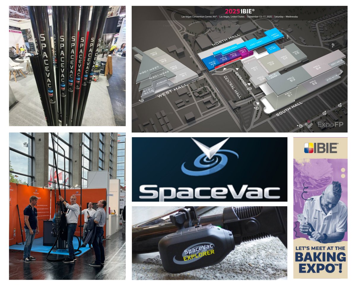 🚀 Heading to Las Vegas!

Join us at #IBIE2025 (Sept 14–17) at the Las Vegas Convention Center.

📍 Find Spacevac at Booth 7413 and see our high-reach cleaning systems in action — safer, smarter, dust-free solutions for your facility.