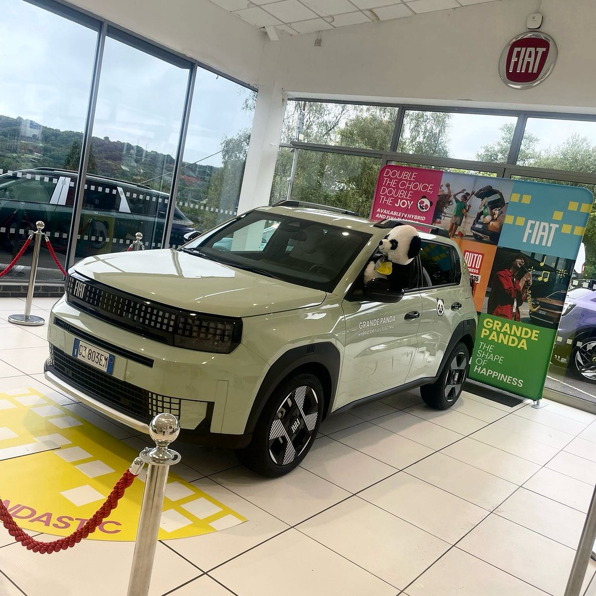 For one day only, experience the Fiat Grande Panda up-close and personal at Griffin Mill Fiat 🐼

Feel free to pop in, meet the team, enjoy a coffee and get PANDASTIC 🤩

📍 Upper Boat, Pontypridd CF37 5YE

<a href="/FIAT_UK/">FIAT UK</a> #FiatUK #FiatGrandePanda #Pandastic