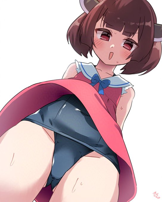 下にスク水を着てるから平気なきりたん 