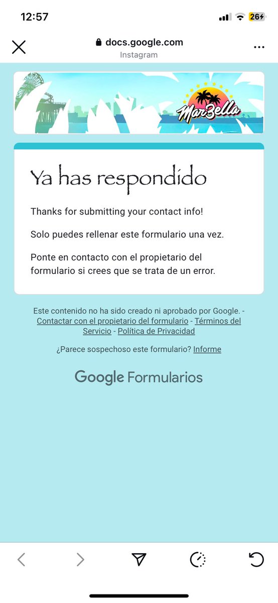 Vamos a por todas en este segundo formulario. Deséenme suerte muchachos 🫡❤️