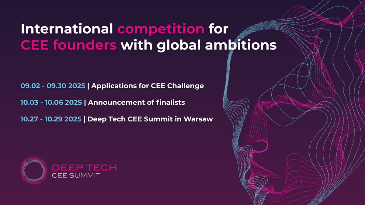 Tired of endless cold outreach? 🚫 Skip the hassle &amp; get direct access to 100+ investors at the CEE Challenge! Apply &amp; secure your spot: deeptechsummit.eu/cee-challenge-…
#DeepTechCEE #VC #StartupFunding