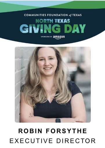 Comm_Lflne_Cntr's tweet photo. Meet the Executive Director. We’re excited to officially introduce you to Robin Forsythe, celebrating one year as the Executive Director of Community Lifeline Center (CLC)—just in time for North Texas Giving Day.

#NorthTexasGivingDay2025 #Communitylifeline #mckinneytx https://t.co/NCjUcIUViN