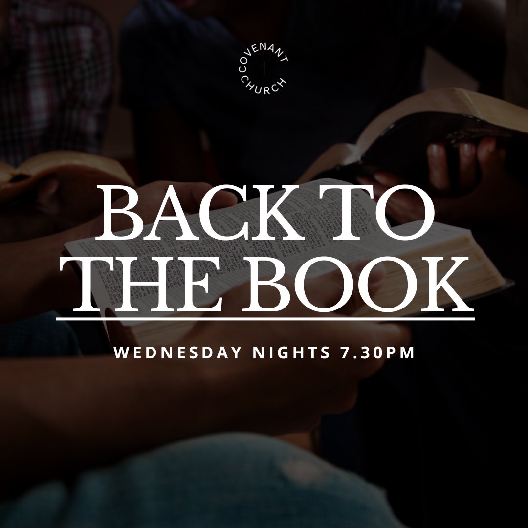 BACK TO THE BOOK // 

Wednesday Night Bible Study

7.30pm at Brownstown Jubilee Community Centre 

Be great to see you there