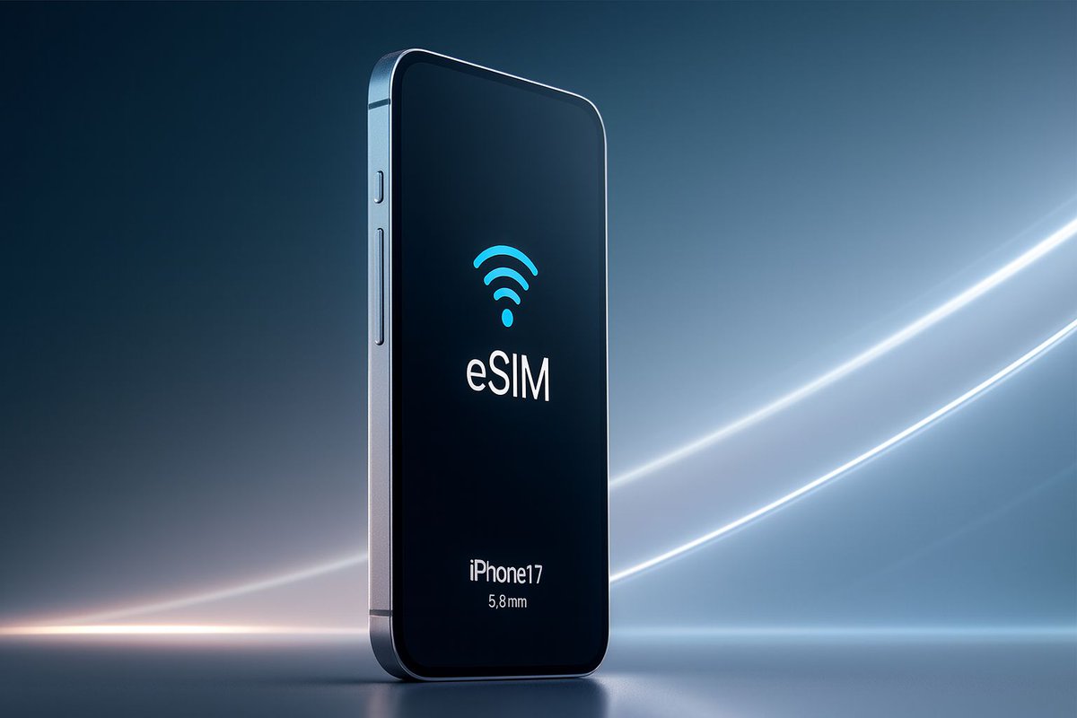 El iPhone 17 Air da el salto definitivo: con solo 5,5 mm de grosor, será el primer iPhone solo eSIM en todo el mundo. Más seguro, práctico y sin ranura física. ¿Lo ves como avance o limitación? #iPhone17Air #AppleEvent #TechNews #eSIM #Apple 

buff.ly/EcSDXtr