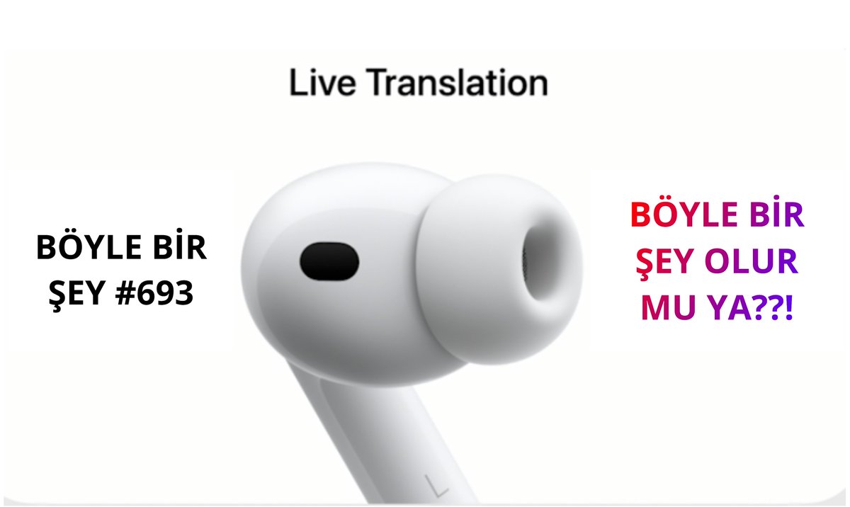 Yeni AirPods Pro 3 Tanıtıldı! Kutusundan artık şarj kablosu çıkmasa da aile gıybetini ve televizyondaki siyasetin gürültüsünü, önceki modele göre 2x engellediği açıklandı! Sınav döneminde çalışan gençler için birebir.. Ayrıca simultane çeviri sayesinde artık simitçilerin ne diye
