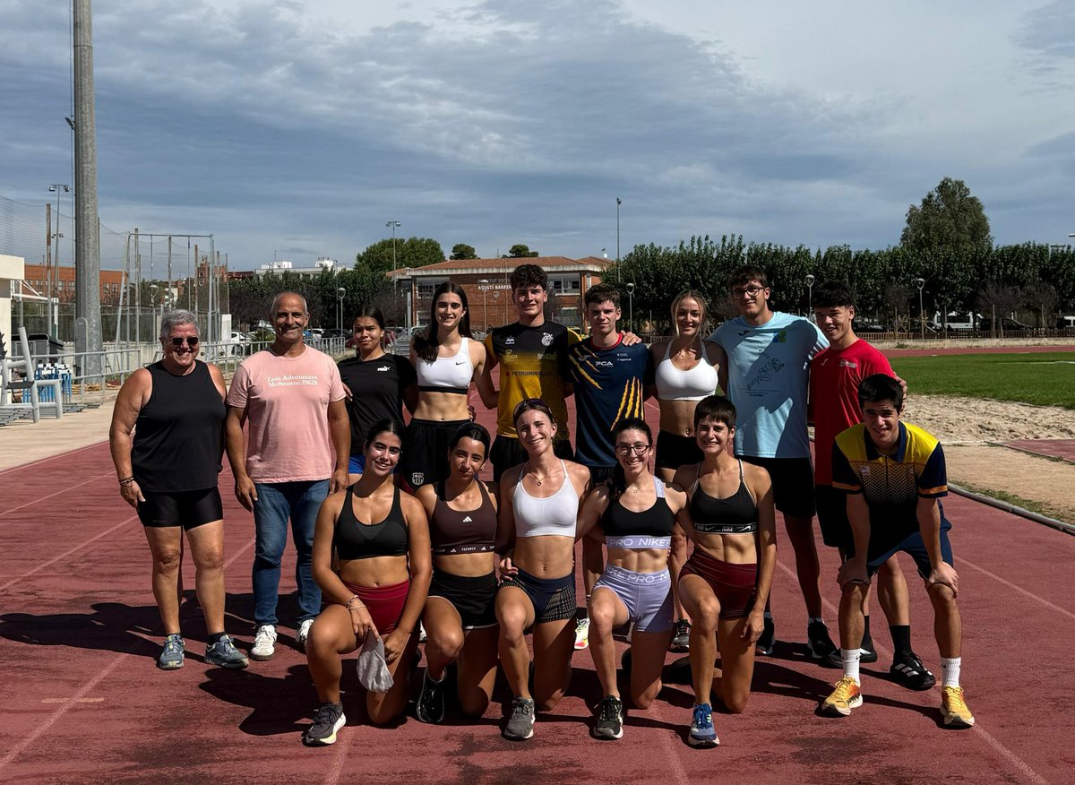 Avui sí! Grup CTE Amposta Pau Cecília al complert!!! 
💪🏍🚀🔥
<a href="/Atletisme_FCA/">Federació Catalana d’Atletisme</a> <a href="/esportcat/">Esports</a> <a href="/atletismoRFEA/">atletismoRFEA</a> <a href="/ajamposta/">Ajuntament d'Amposta</a>