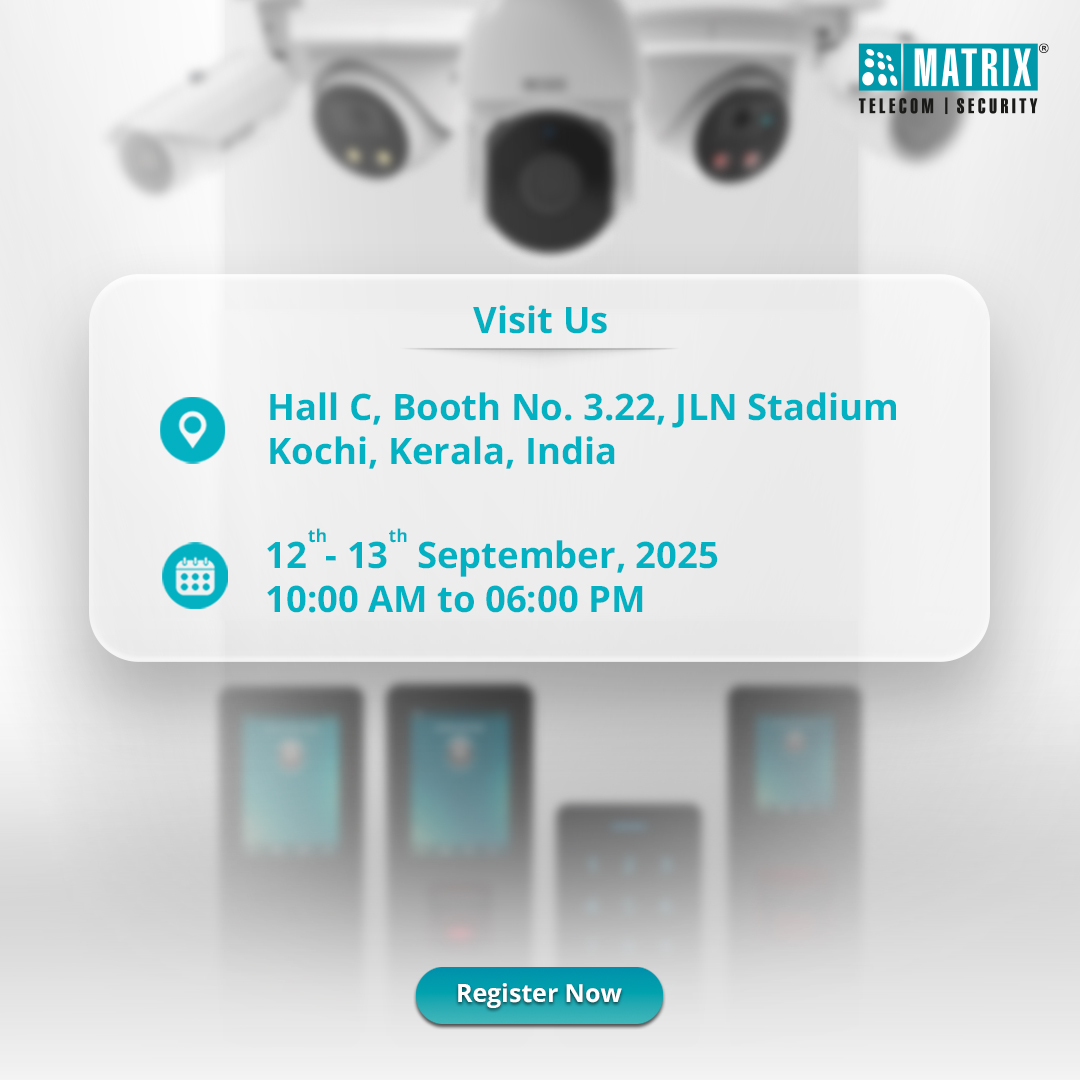 Matrix_Comsec's tweet image. Why visit Matrix @ #AutoSec2025? 

From enterprise security to IT, Security &amp;amp; Automation innovations, we’re unmissable at Kerala’s next-gen tech platform.

Register: matrixcomsec.com/autosec-expo/

#AccessControl #TimeAttendance #VideoSurveillance  #PhysicalSecurity #MatrixComsec