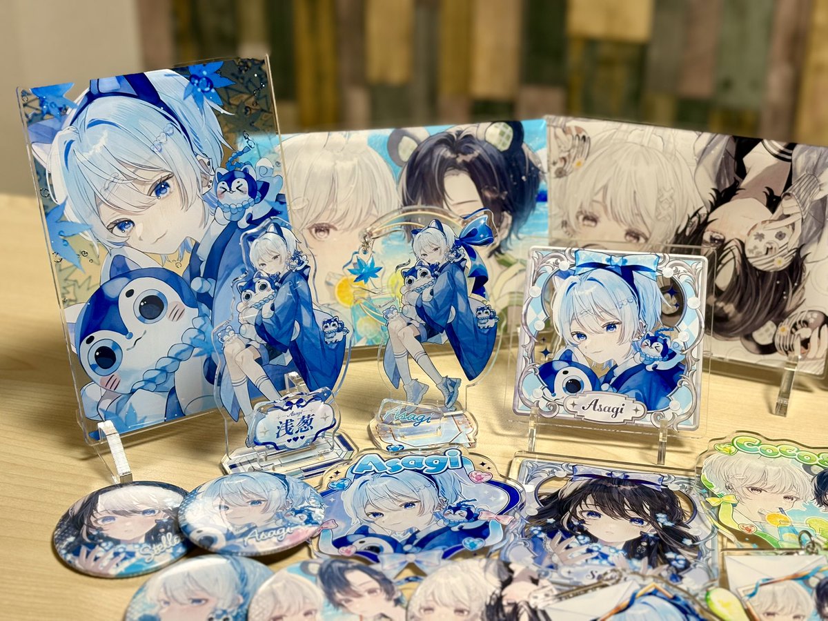 nimu_haru27's tweet image. こちらが実物の写真です〜！！！
めちゃくちゃ素敵にデザインして頂いてとっても可愛いです🩵🩵🩵