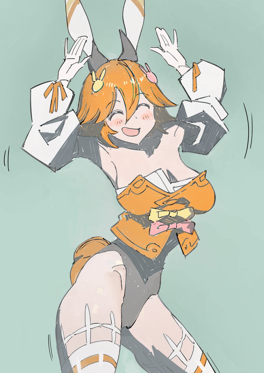 yawarakacrab's tweet image. #いいねした人は私のイラストを自分の絵柄で描く 
みなさんの描くバニーフクちゃんがどうしても見たいので是非よろしくおねがいします、、、、