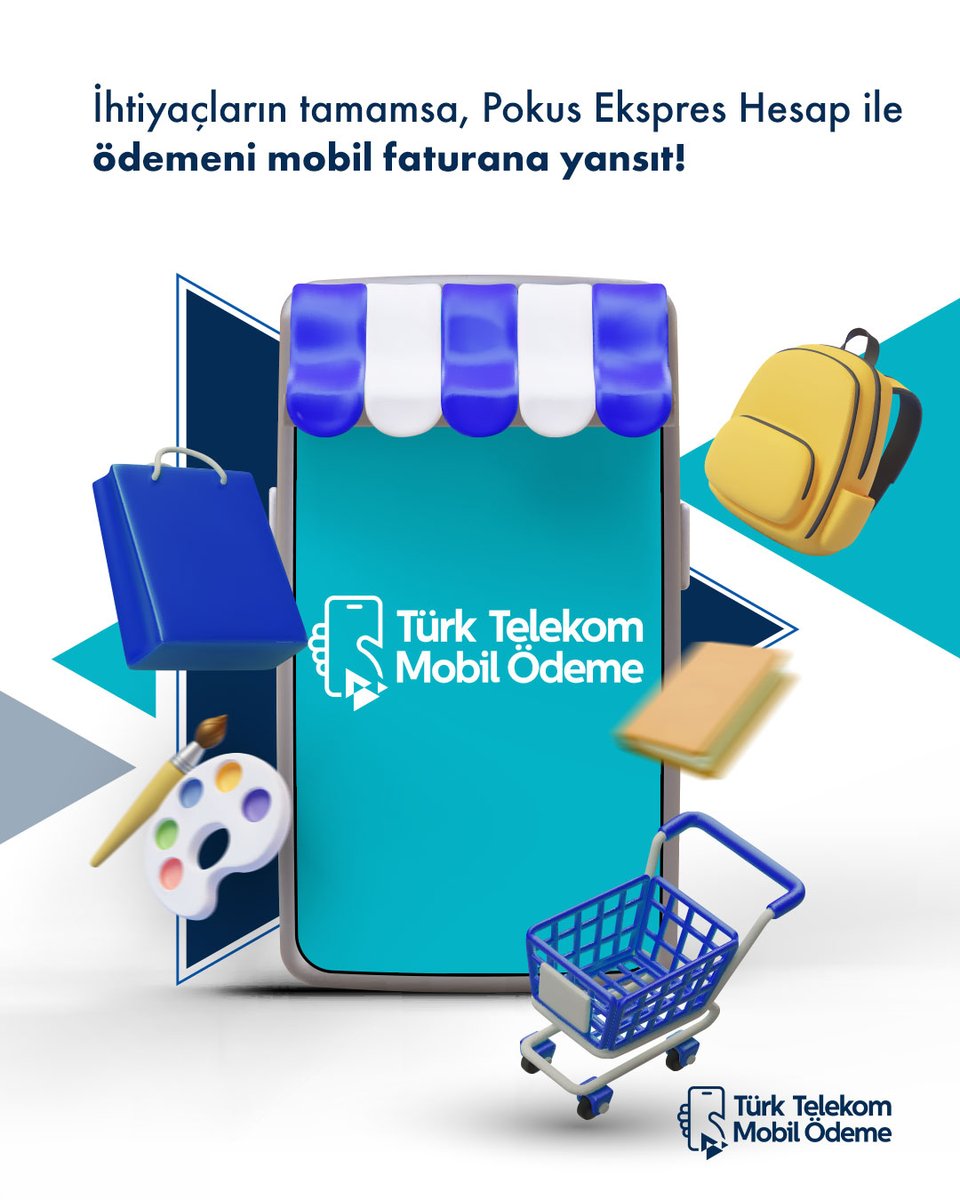 TT Mobil Ödeme ile alışverişini anında tamamlayabilir, Pokus’un Ekspres Hesap özelliği sayesinde ödemeni mobil faturana yansıtabilirsin!