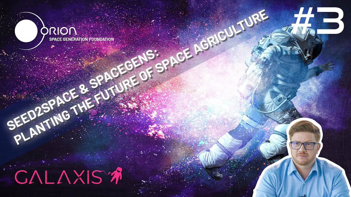 spacegens's tweet photo. 🌱🚀 Seeds in space, crops on Earth!

The 3rd episode of our Seed2Space series is out! Together with @Galaxisxyz our SpaceGens program explores how microgravity affects seeds — helping us grow more resilient, sustainable crops on Earth. 🌍✨

Watch @roland83338 Roland Meszter, PhD, explain why seeds are the key to future space research and agriculture. 👨‍🔬

🎥 Watch here: https://t.co/wYEfkKryhC

🔗 More on SpaceGens: https://t.co/MkZrA7tvRO

#Seed2Space #Spacegens #Galaxis #SpaceResearch #FutureOfSpace #DeSci #SpaceEconomy