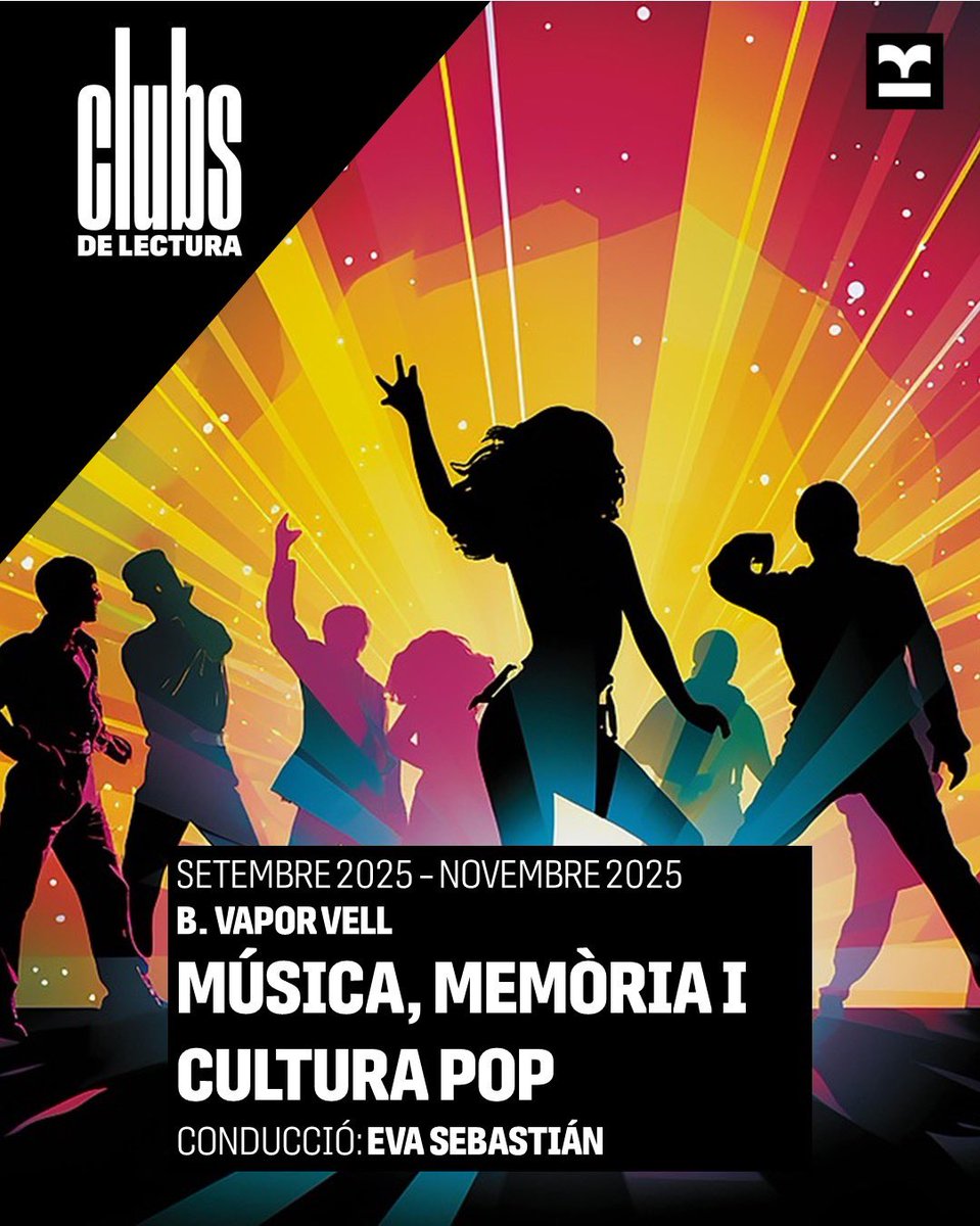 q m’hagin ofert fer un club de lectura d música a la biblioteca on anava de petita a passar les tardes de divendres és una fita bastant destacable a la meva vida de clubrat/bookrat

AQUESTA TARDOR CLUB DE LECTURA A LA VAPOR VELL!!! SOM-HI TOTES!!!!💋
ajuntament.barcelona.cat/biblioteques/c…