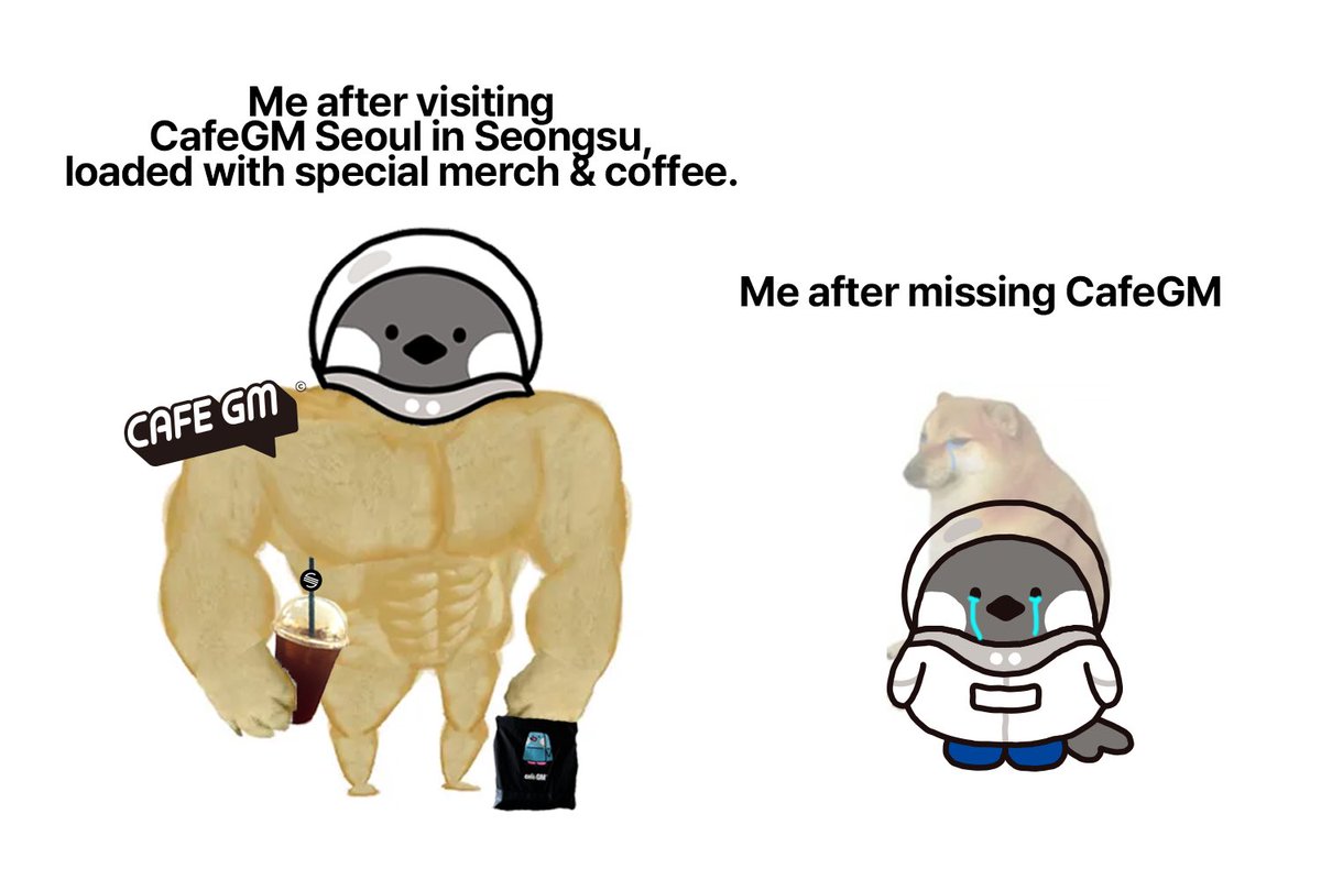 CafeGM_'s tweet photo. Me after CafeGM Seoul: 💪☕️✨
Me after missing CafeGM: 🥲
If you’ve already registered, drop a mention + #RealGM.
If not, make sure to sign up now!
Day 1 (Sep 23)
https://t.co/pAc2kOppNo
Day 2 (Sep 24)
https://t.co/8y3JecGPi9 https://t.co/otF3JdZvBY