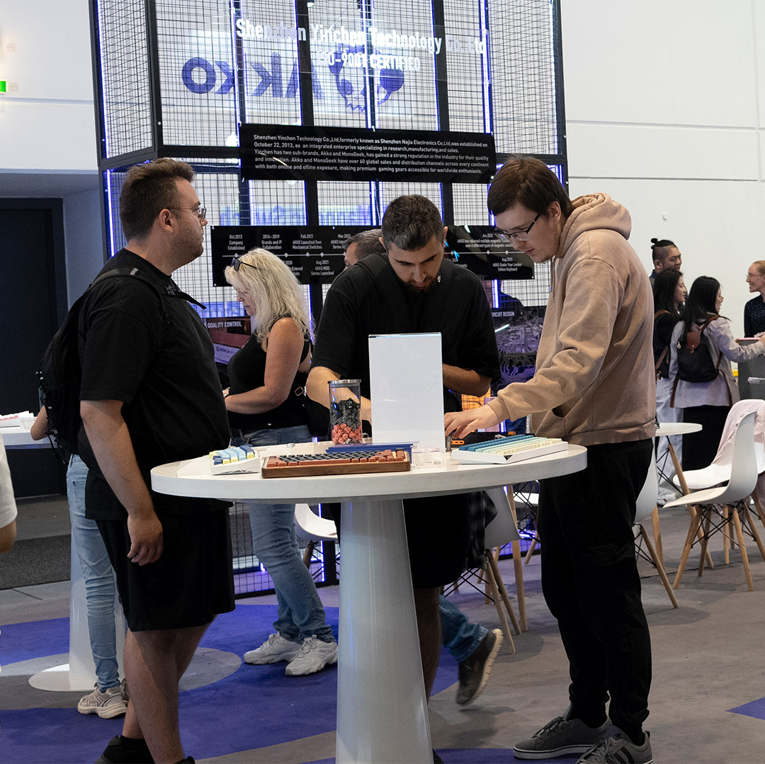 akkogear_de's tweet image. ✨ Akko IFA 2025 was a blast!

Thanks to everyone who stopped by—customers, visitors, KOL partners &amp;amp; media friends. Our new keyboards got tons of love, and this is just the beginning. More iconic Akko products are on the way.
Still typing, still dreaming. 💜

#akko #IFA2025