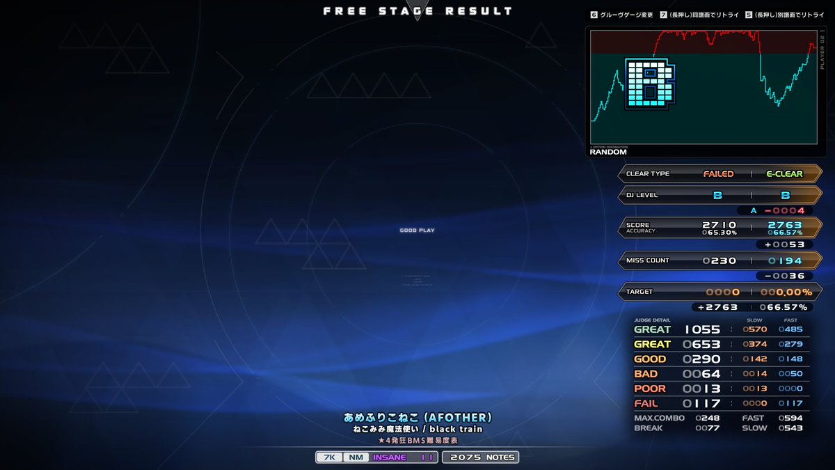 magicallovewrds's tweet image. 乱打3 Last Fireworks EC
★3 kindly breeze HC
★4 あめふりこねこ EC
sl0 Beatrice EXHC
#SlowProgressIsStillProgress