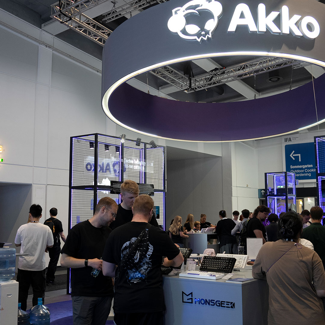 akkogear_de's tweet image. ✨ Akko IFA 2025 was a blast!

Thanks to everyone who stopped by—customers, visitors, KOL partners &amp;amp; media friends. Our new keyboards got tons of love, and this is just the beginning. More iconic Akko products are on the way.
Still typing, still dreaming. 💜

#akko #IFA2025