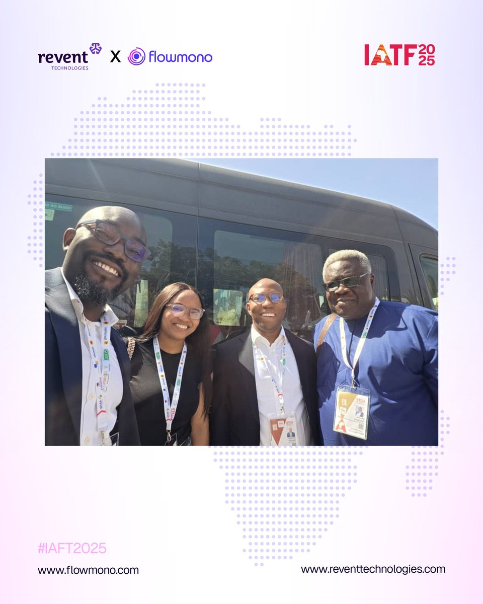 Flowmonoinc's tweet image. The energy at #IATF2025 in Algiers is electric ⚡️.
We’re here with the Revent Tech team, showcasing solutions that simplify business and unlock growth across Africa.
📍Stop by our booth—we’d love to connect!
@flowmonoinc
#Flowmono #ReventTechnologies #AfricaRising