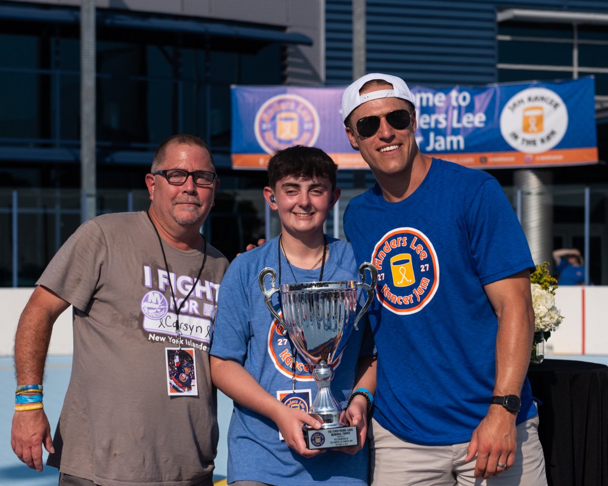 Looking forward to our <a href="/jamkancer/">JamKancerInTheKan</a> event on Saturday and getting together with my @NYlslanders teammates and our awesome supporters. Hoping my buddy Carsyn gets to hoist the Fenov Cup again this year! 

To join us: jamkancerinthekan.networkforgood.com/projects/25609…
