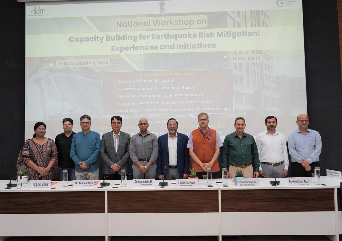 National Institute of Disaster Management tweet media