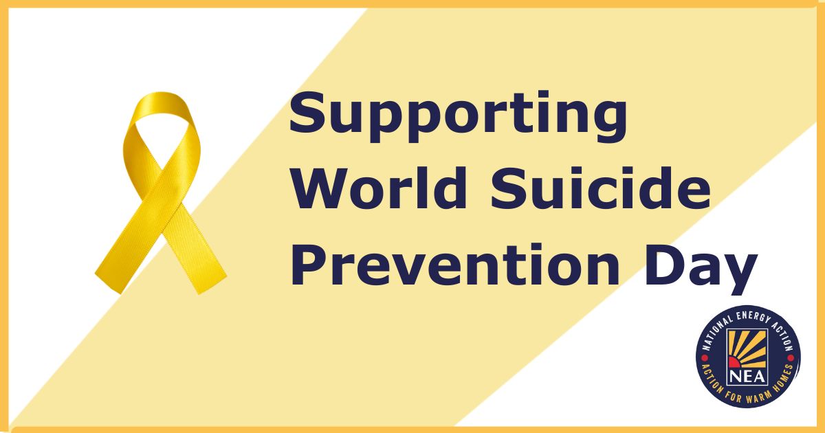 NEA_UKCharity's tweet image. Today is #WorldSuicidePreventionDay. If the high cost of energy bills is having a significant impact on your mental health, please reach out to #StartTheConversation.