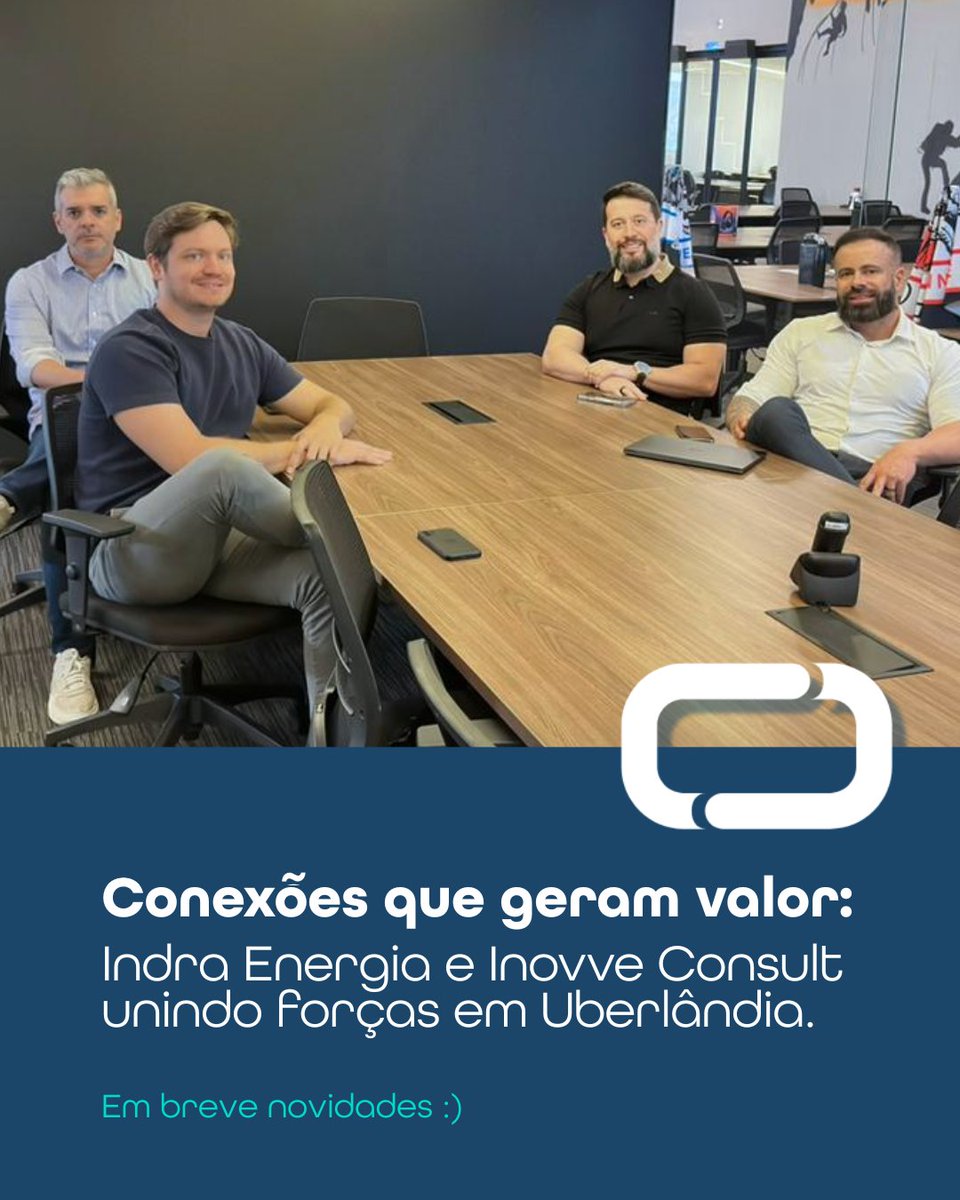Ontem estivemos na Inovve Consult em Uberlândia, ao lado dos fundadores Ericksen Galvão e Vinicius De Paula Dias. ⚡
Parcerias que fortalecem nossa presença e reforçam o propósito da Indra: energia simples, economia real e impacto positivo. 🌱
#GrupoIndra #EnergiaSimples