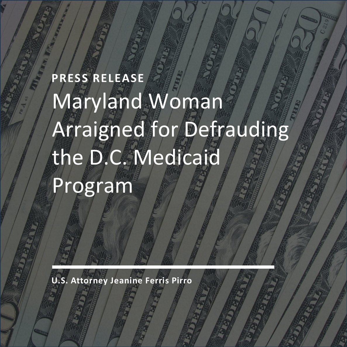 The indictment alleges that between August 2021 and continuing through July 2023, while employed by the District MHRS provider, the defendant engaged in a scheme to defraud the District’s Medicaid program by submitting encounter notes for community support services she did not