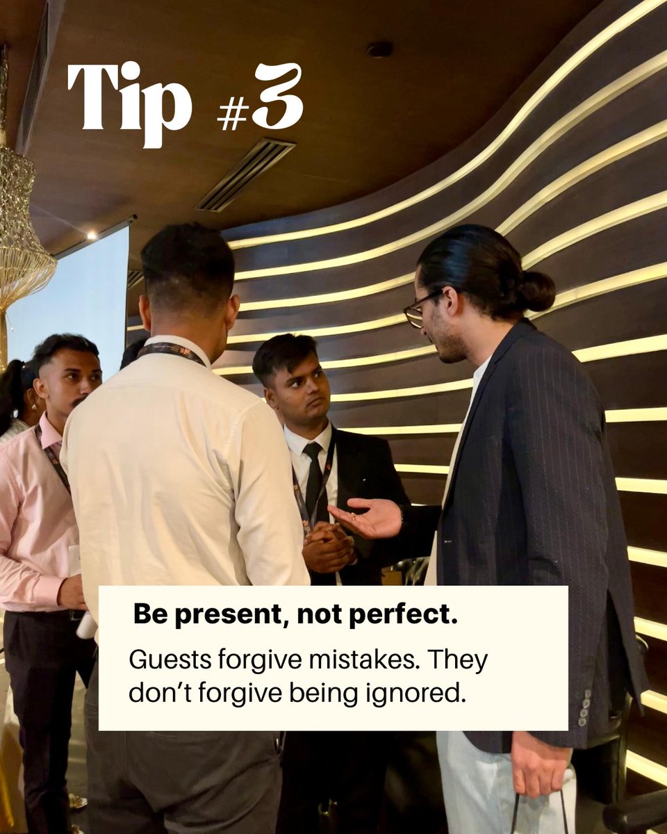 spandita181295's tweet photo. Great guest experiences don’t come from grand gestures, but from the small, thoughtful actions. ✨

Because in the end, it’s the people who make all the difference 🌿

#hospitalitytips #workplaceculture #employeegrowth #positiveworkenvironment #goodplacetowork #guestexperience https://t.co/u1h1S4y6rf