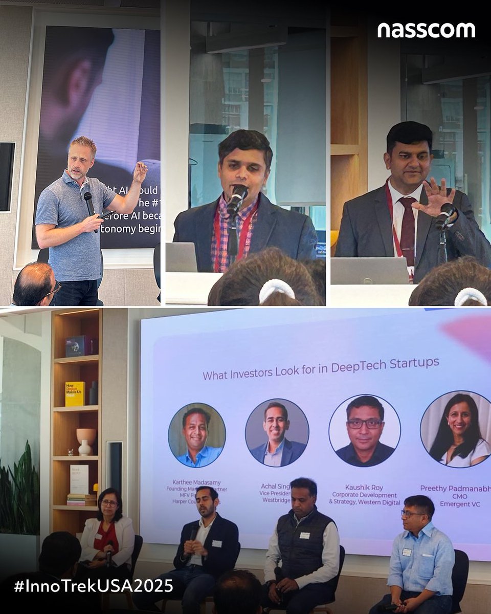 At #InnoTrekUSA2025, 27 DeepTech startups engaged with global industry leaders and leading enterprises gaining lessons that will shape how they scale for the world.

<a href="/AndreasSjostrom/">Andreas Sjostrom</a>, VP and Director, <a href="/CapgeminiAIE/">Applied Innovation</a>  explored the dual nature of technological advancement,