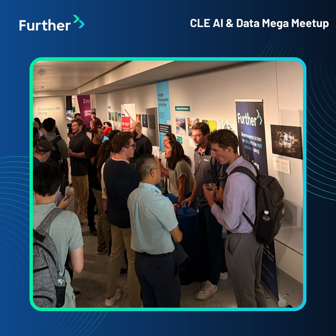 further_ww's tweet image. CLE AI & Data Mega Meetup was a blast! Huge thanks to TedTroxell & WilliamTatz for a memorable night connecting with Cleveland’s tech community! #CLEAI #DataCommunity #FurtherTeam #Networking #AIInnovation #PostEventRecap