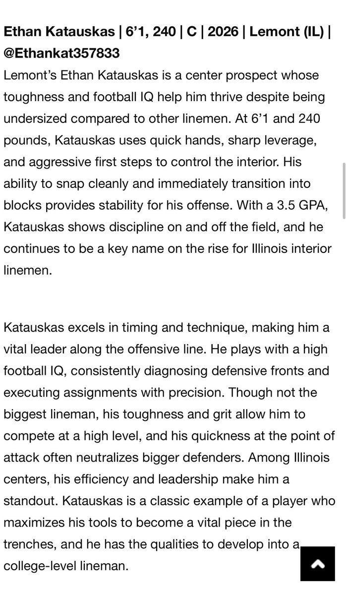 Thank you <a href="/sixstarfootball/">Six Star Football | PLUS+</a> for another great write up!