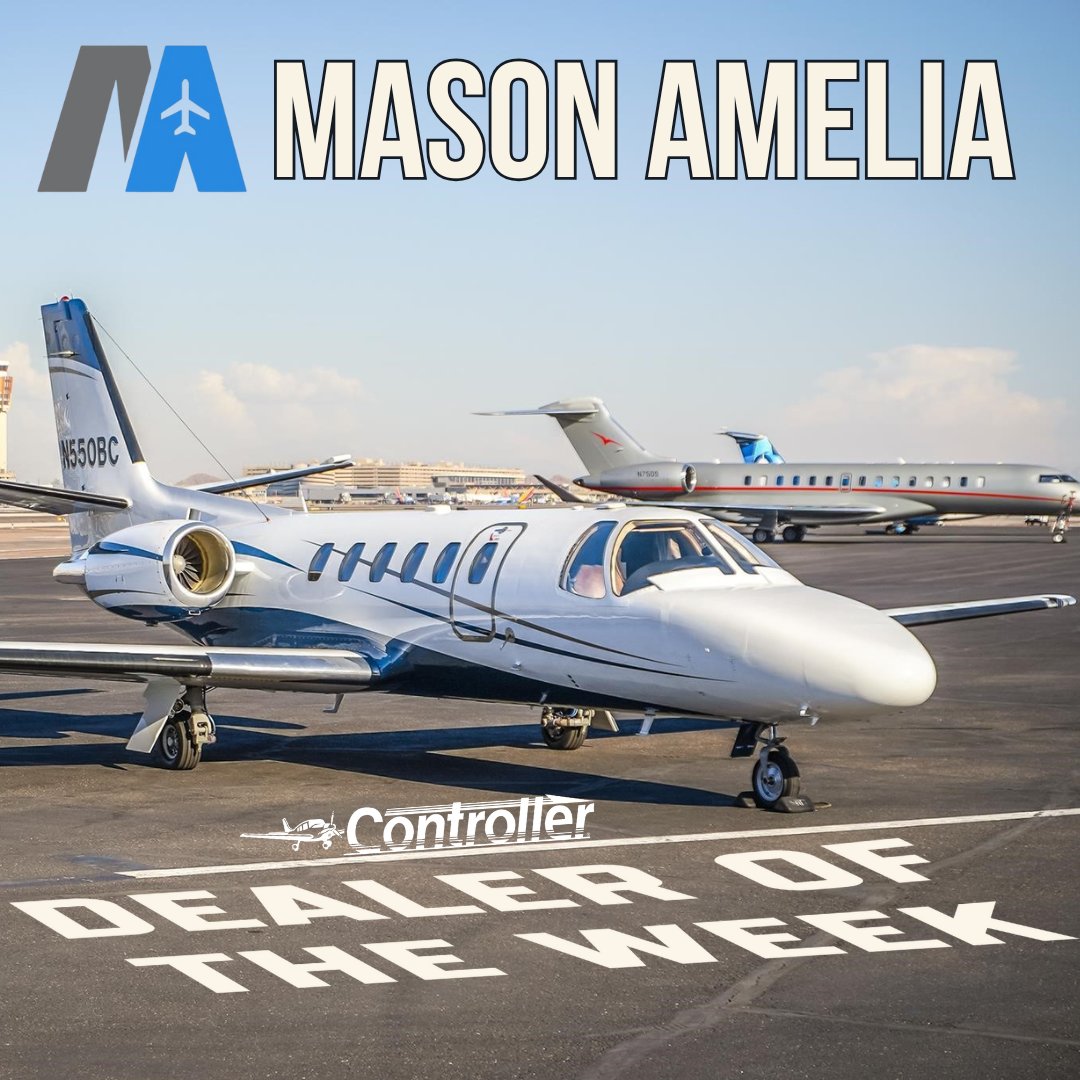 Controller's tweet image. #DOTW - Mason Amelia Aircraft Sales

Mason Amelia has an impressive inventory of beautiful jets, piston single and twin aircraft, turboprops and more! 

Find a unique aircraft from their inventory here:
🔗 ow.ly/QSjH50WUFcI

#Controller #Dealer #aircraft #aircraftdealer