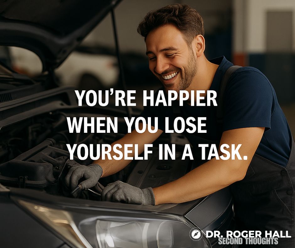 DoctorRogerHall's tweet image. Happiness lives in losing yourself in the work.
🎥 youtu.be/ueyYOxfQ9wY

#FlowState #WorkIdentity #Mindset