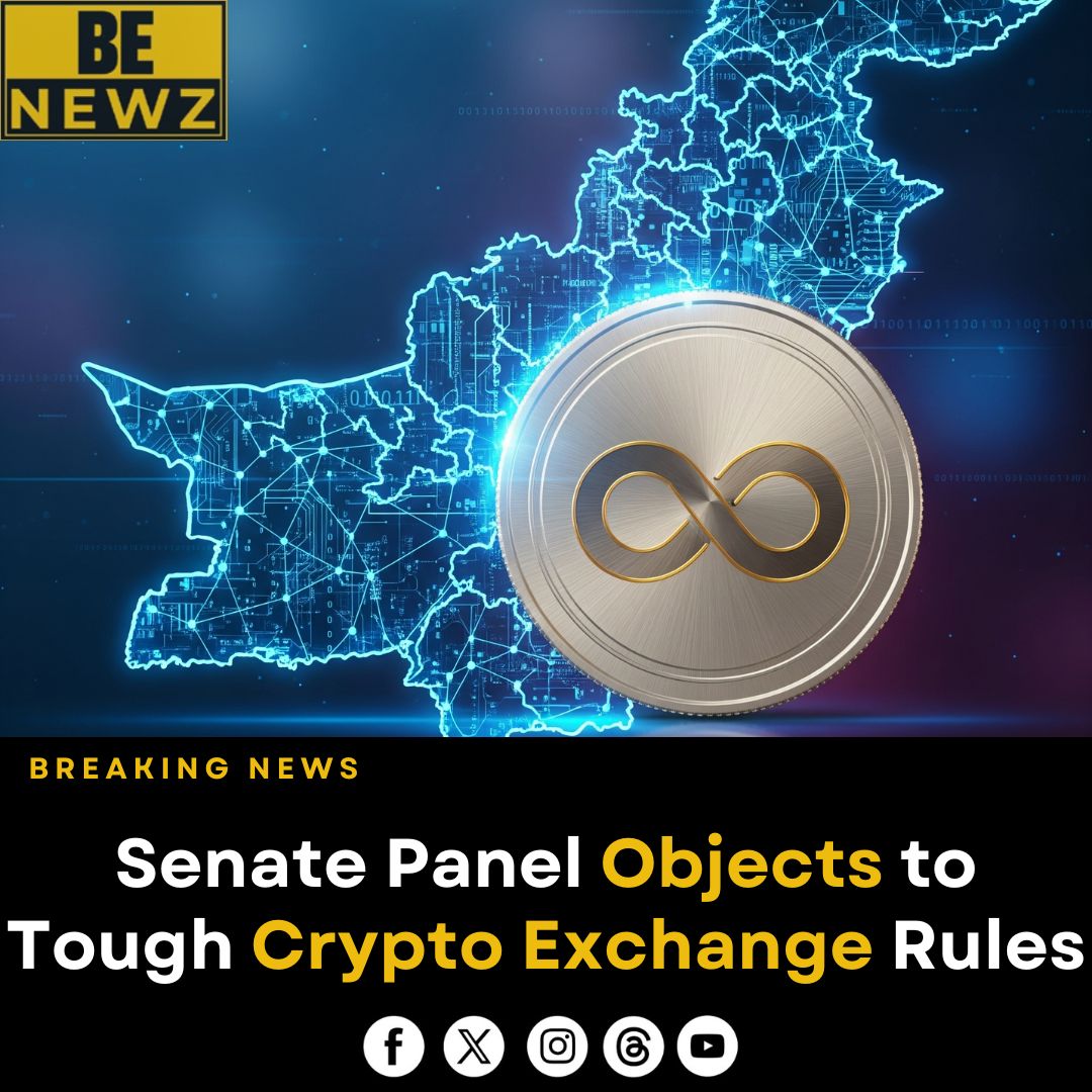 AftabMaken's tweet photo. Senate Committee's reservations on strict conditions for crypto exchanges.
https://t.co/LEQeoxFUoT
#CryptoPK #BeNewz #Finance #VirtualAssets #UrduLead https://t.co/zogDLwgk7x