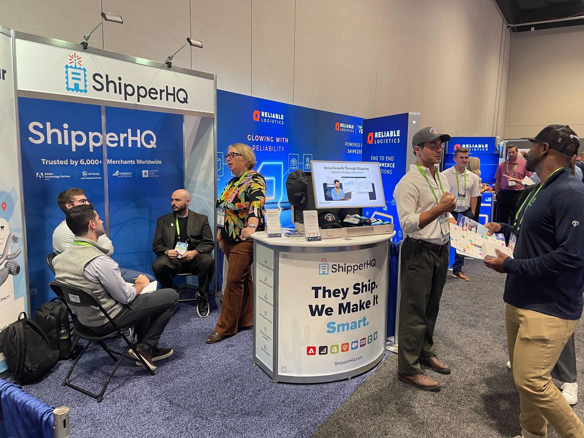 ShipperHQ's tweet image. We’re back for Day 2 at @PARCELForum

Day 1 was full of convos on checkout, shipping complexity &amp;amp; logistics.

Catch the @ShipperHQ team today at booth 131 @saas_boss, @Quentalto, @marklilleyman, and Ryan Joyce.

Book a meeting here 👉  hubs.li/Q03HMCBx0 

#ParcelForum #3PL