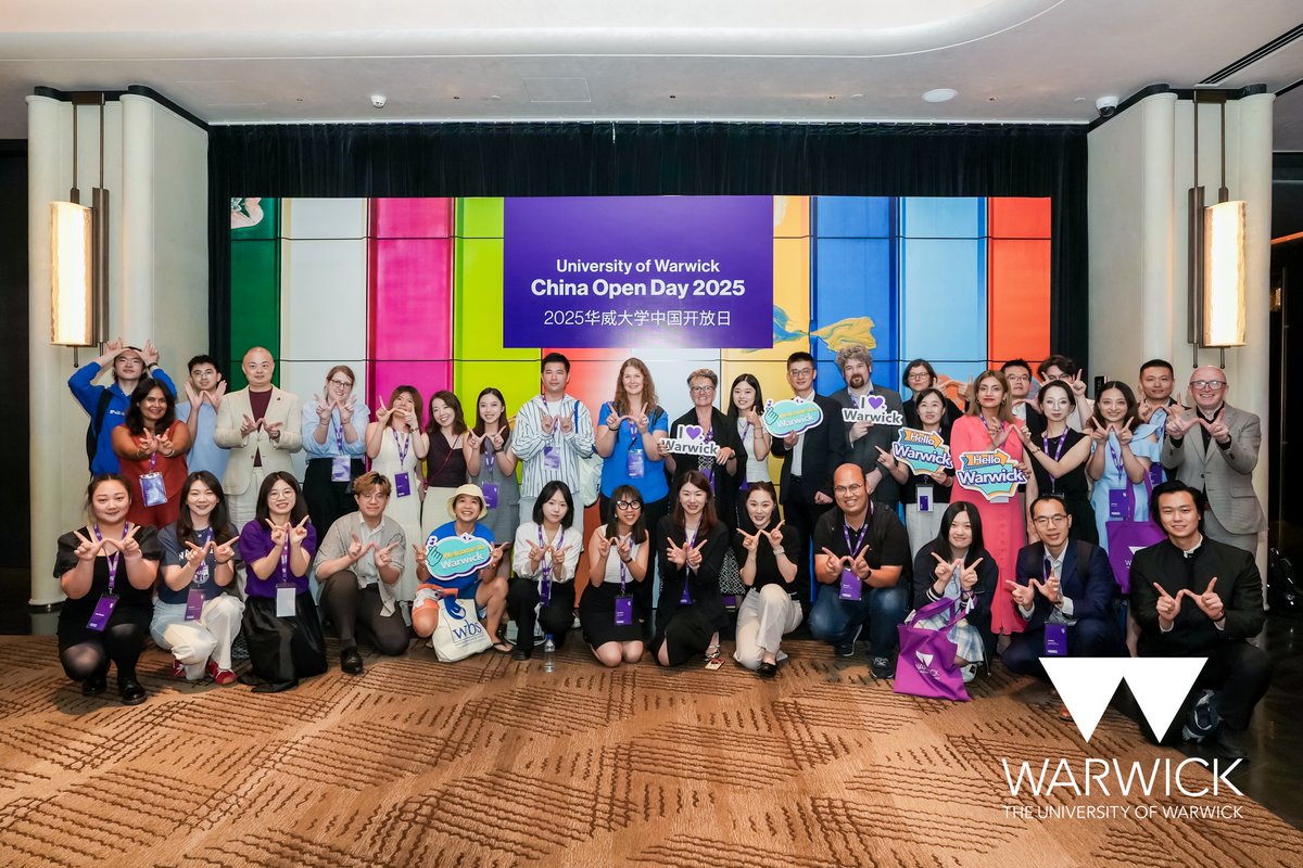 WarwickSummer's tweet photo. 🌏 Our Head of Dept, Prof Nina-Anne, is visiting China with Warwick’s 60th Anniversary delegation. She’s been meeting future students in Shanghai – and will be in Beijing this week!

📍 Events:
12 Sept – Warwick Showcase &amp; VC Reception
13 Sept – Warwick Open Day, Waldorf Astoria https://t.co/9Vn9mgzhiH